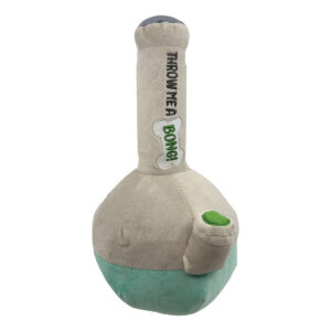 Stoned Puppy Bong Squeaky Dog Toy front view