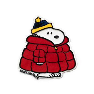Three Potato Four Peanuts Snoopy Puffy Coat Fridge Magnet front view