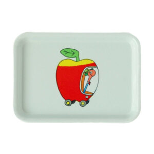 Three Potato Four Richard Scarry Apple Car Vintage Tray front view