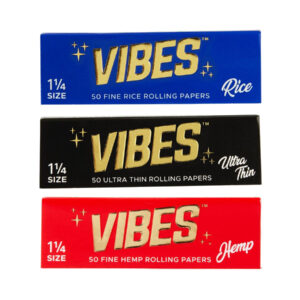 Vibes Rolling Papers 1.25 in Hemp Rice and Ultra Thin view