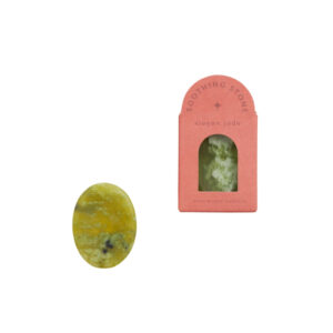 Shoppe Geo Xiuyan Jade Soothing Stone front view